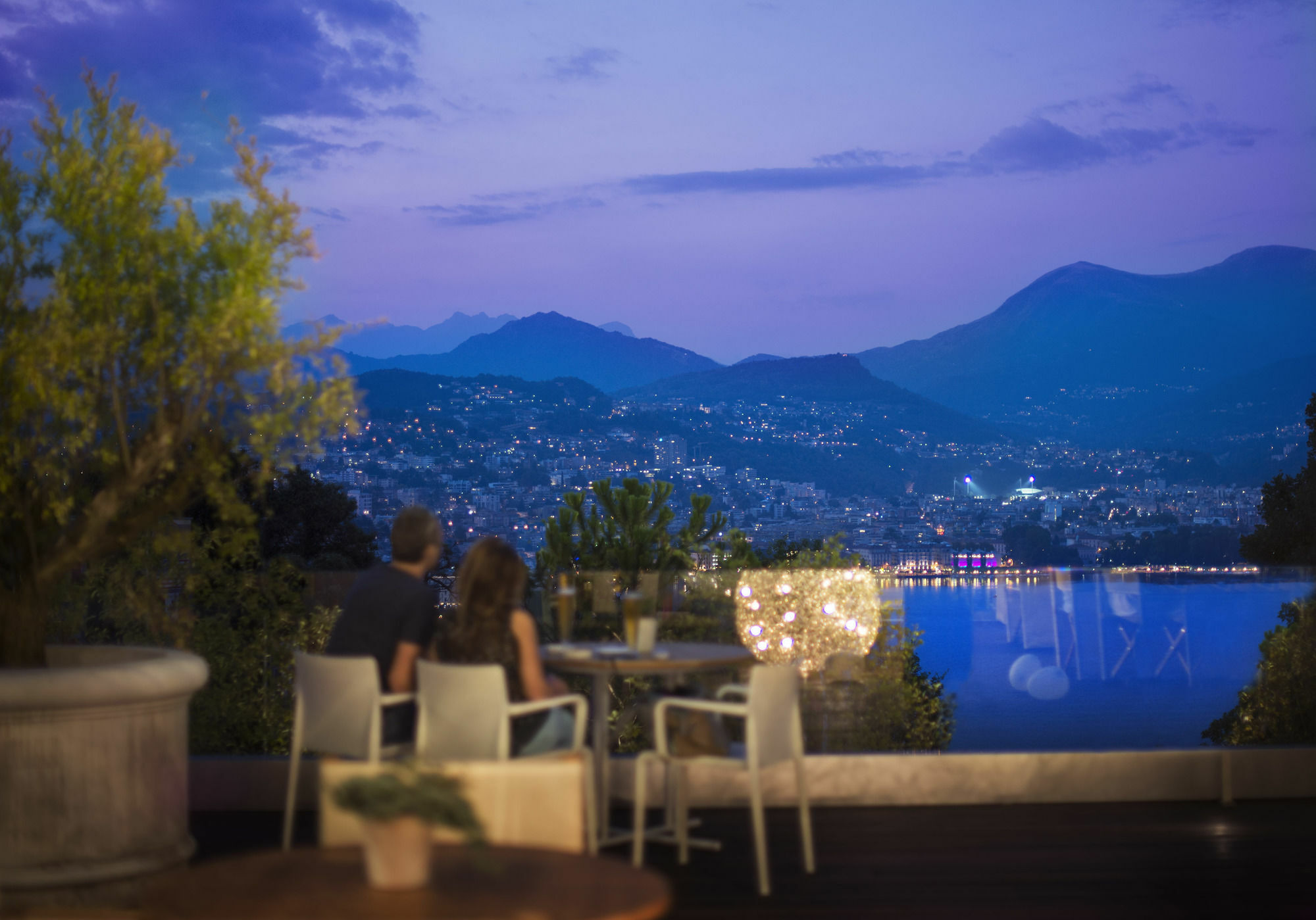 The View Lugano Hotel Paradiso Exterior foto